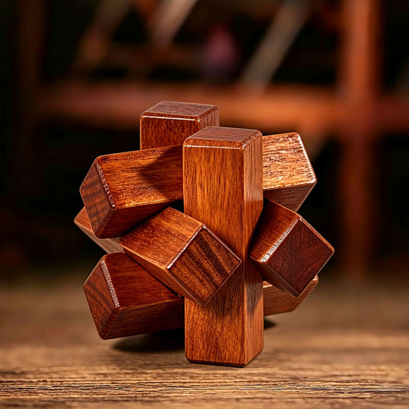 Woodworking Hobby - لعبة ألغاز خشبية لتدريب الذكاء والتفكير