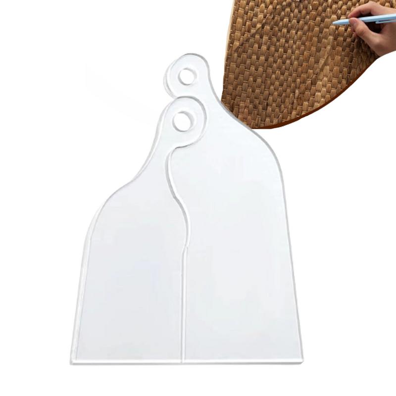 Woodworking Templates - قالب الاكريليك للنجارة ، أداة دليل