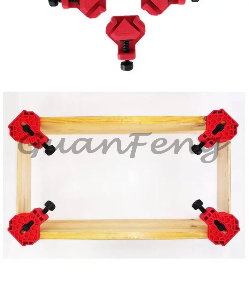 Woodworking Right Angle Clamp - مجموعة من 4 مشابك زاوية قائمة