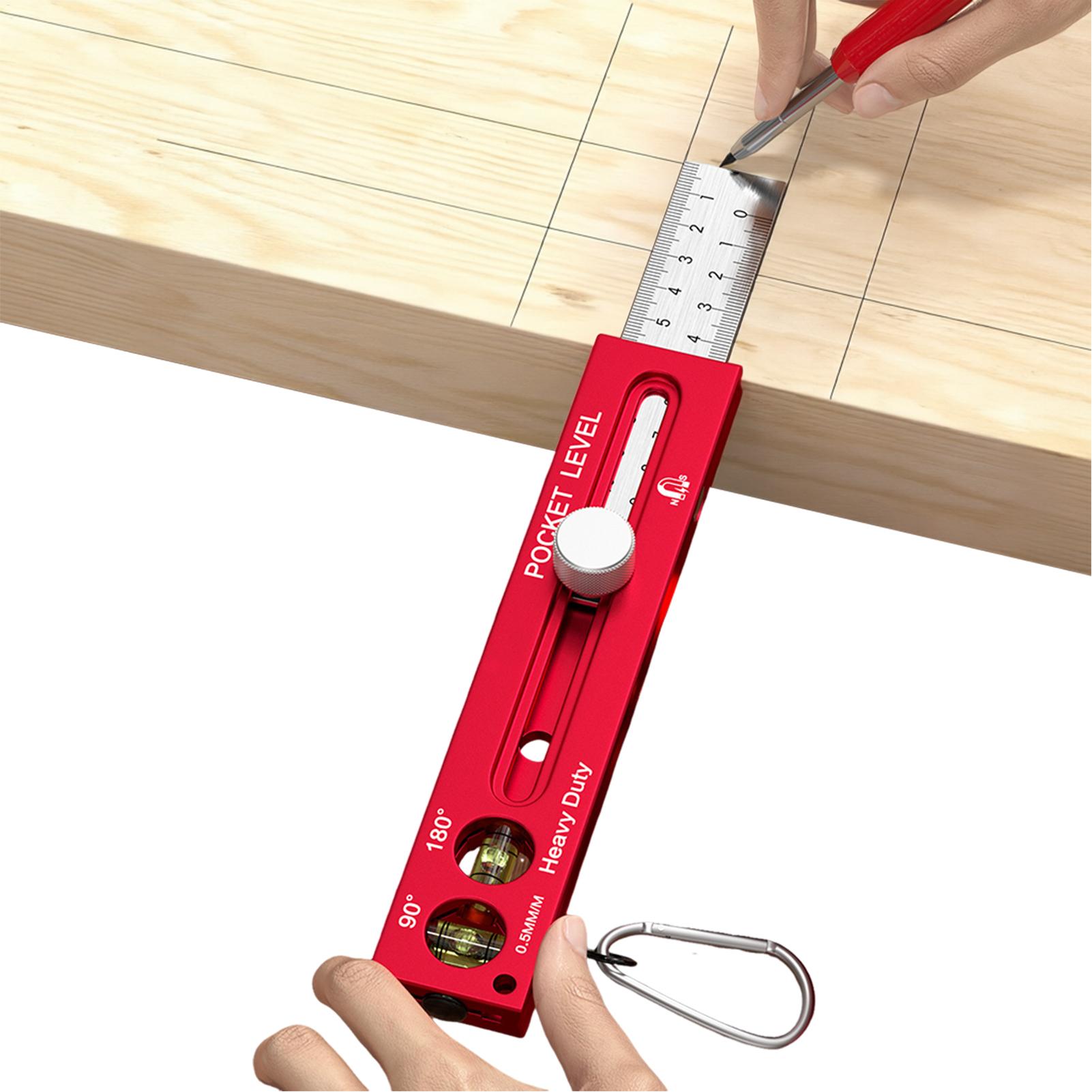 Woodworking Templates - أدوات قياس للنجارة، قالب أفقي مغناطيسي،