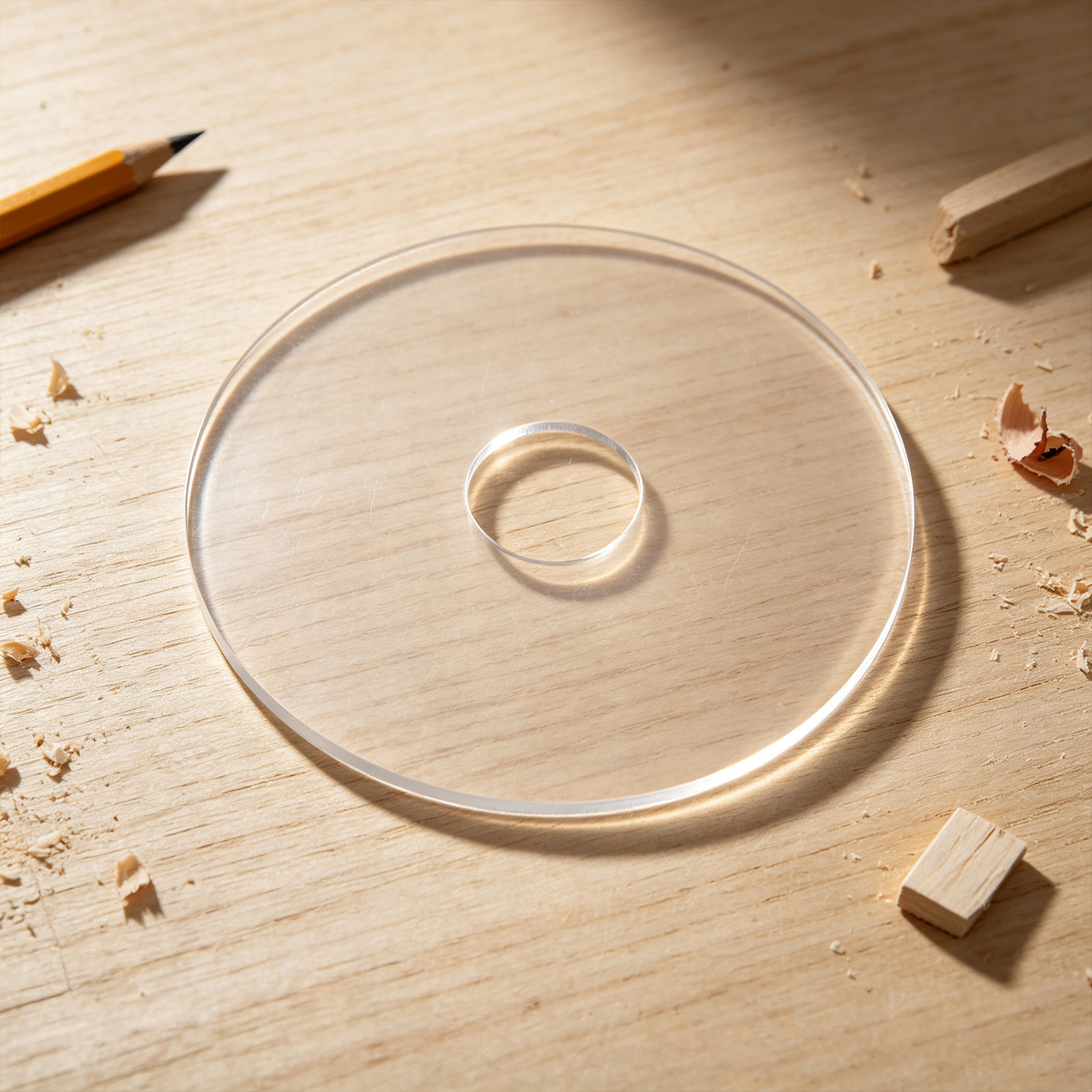 Woodworking Templates - قالب راوتر أكريليك شفاف للنجارة، مستطيل