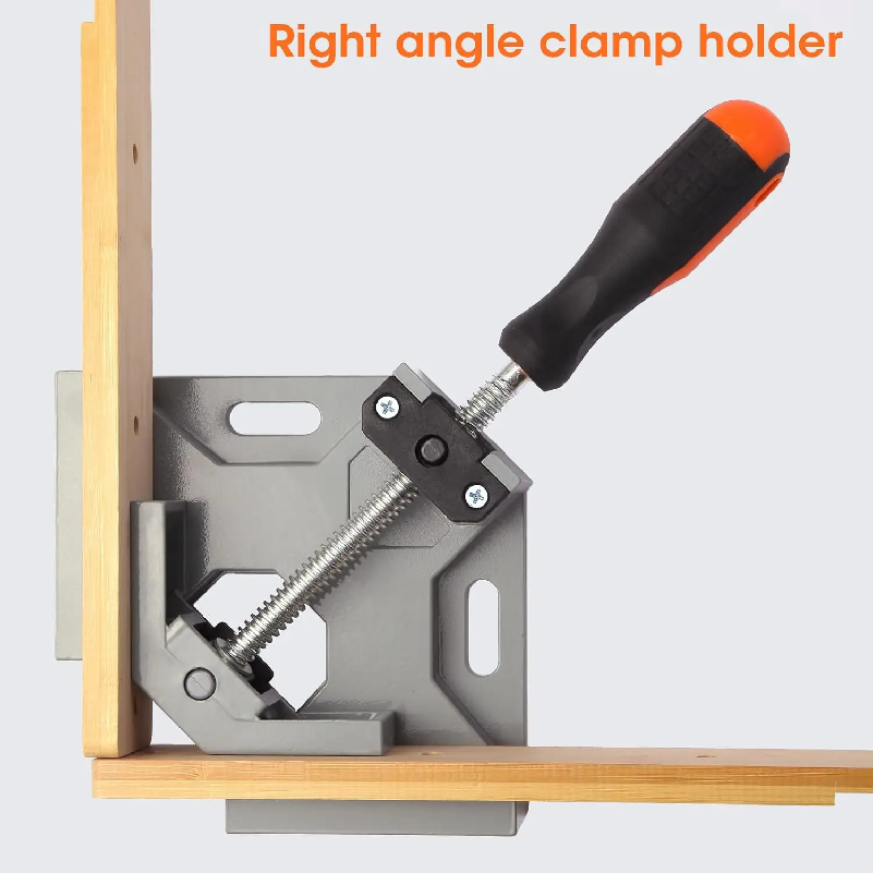 Woodworking Right Angle Clamp - مشبك زاوية قائمة 90 درجة بمقبض