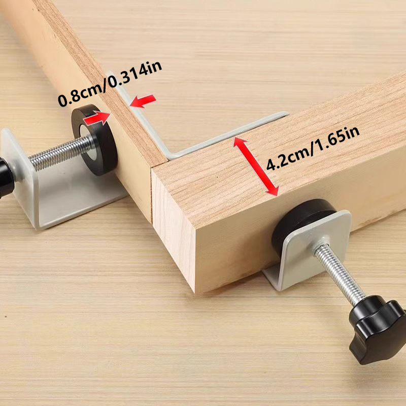 1/2 قطعة 90 درجة تحديد المواقع - مراجعة Woodworking Right Angle Clamp وسعره