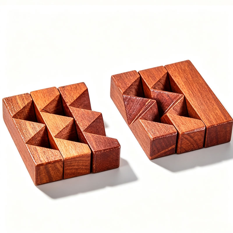 لعبة ألغاز خشبية لتدريب الذكاء - مراجعة Woodworking Hobby وسعره