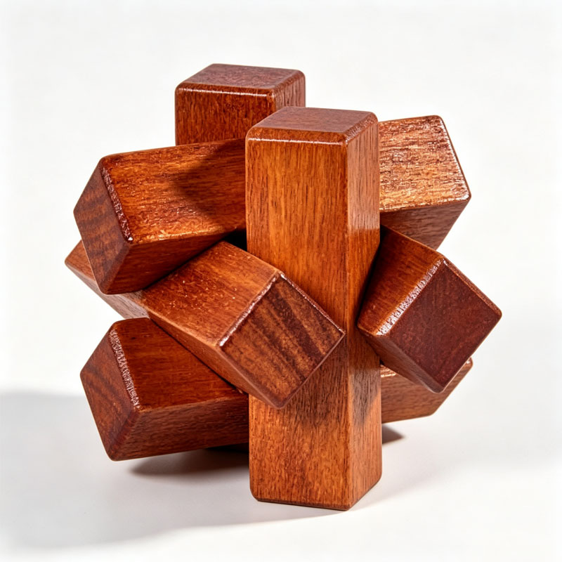 لعبة ألغاز خشبية لتدريب الذكاء - مراجعة Woodworking Hobby وسعره