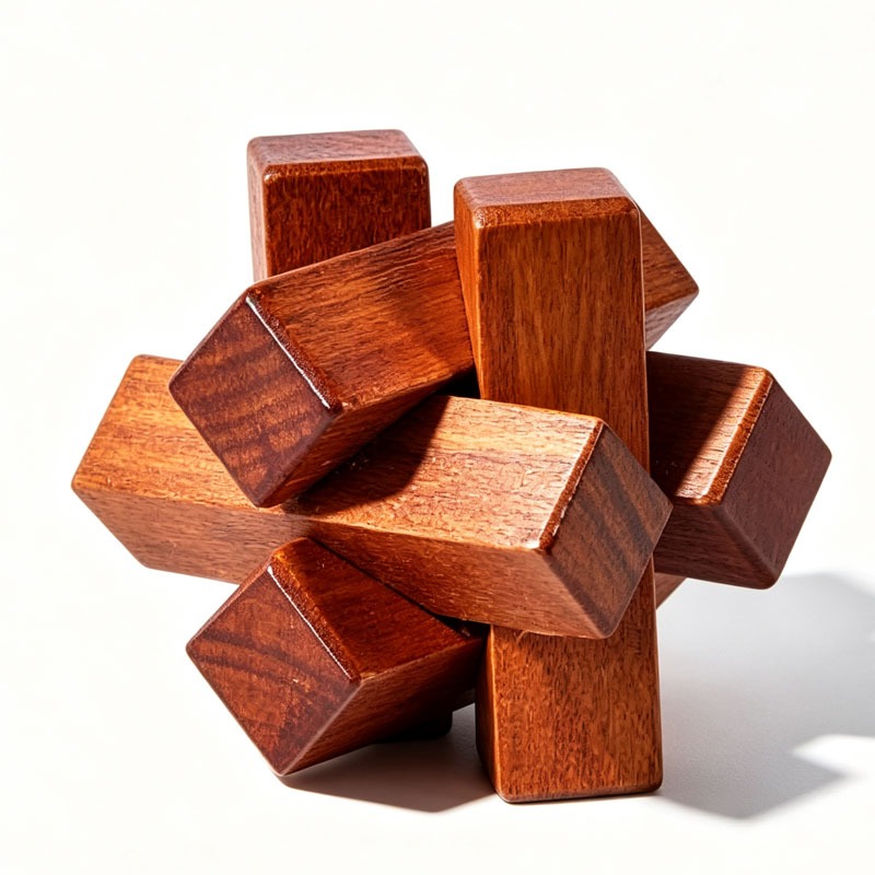 لعبة ألغاز خشبية لتدريب الذكاء - مراجعة Woodworking Hobby وسعره