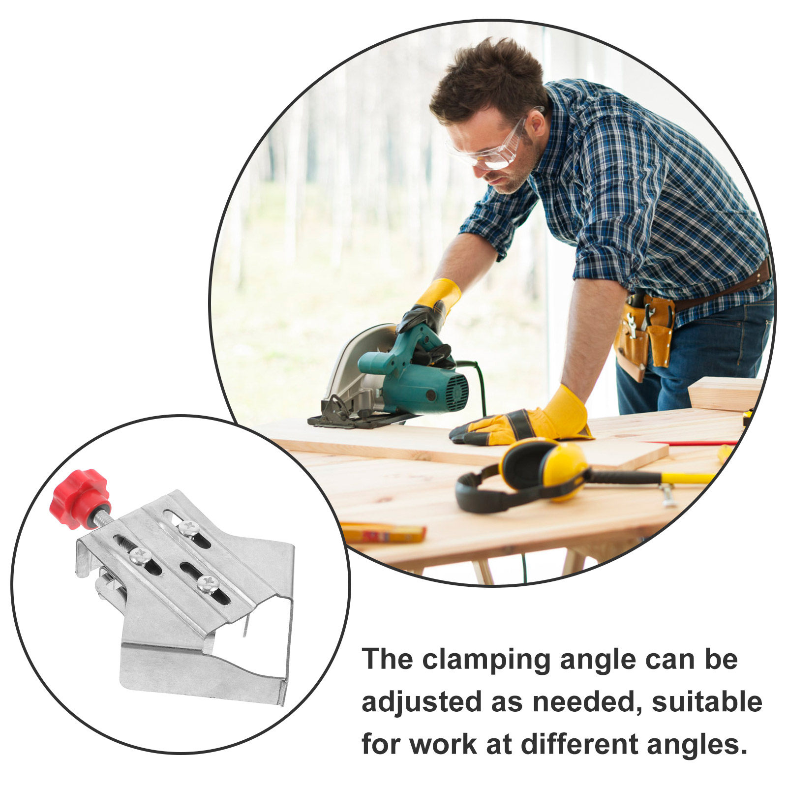 قطعتان من مشبك الزاوية المصنوع - مراجعة Woodworking Right Angle Clamp وسعره
