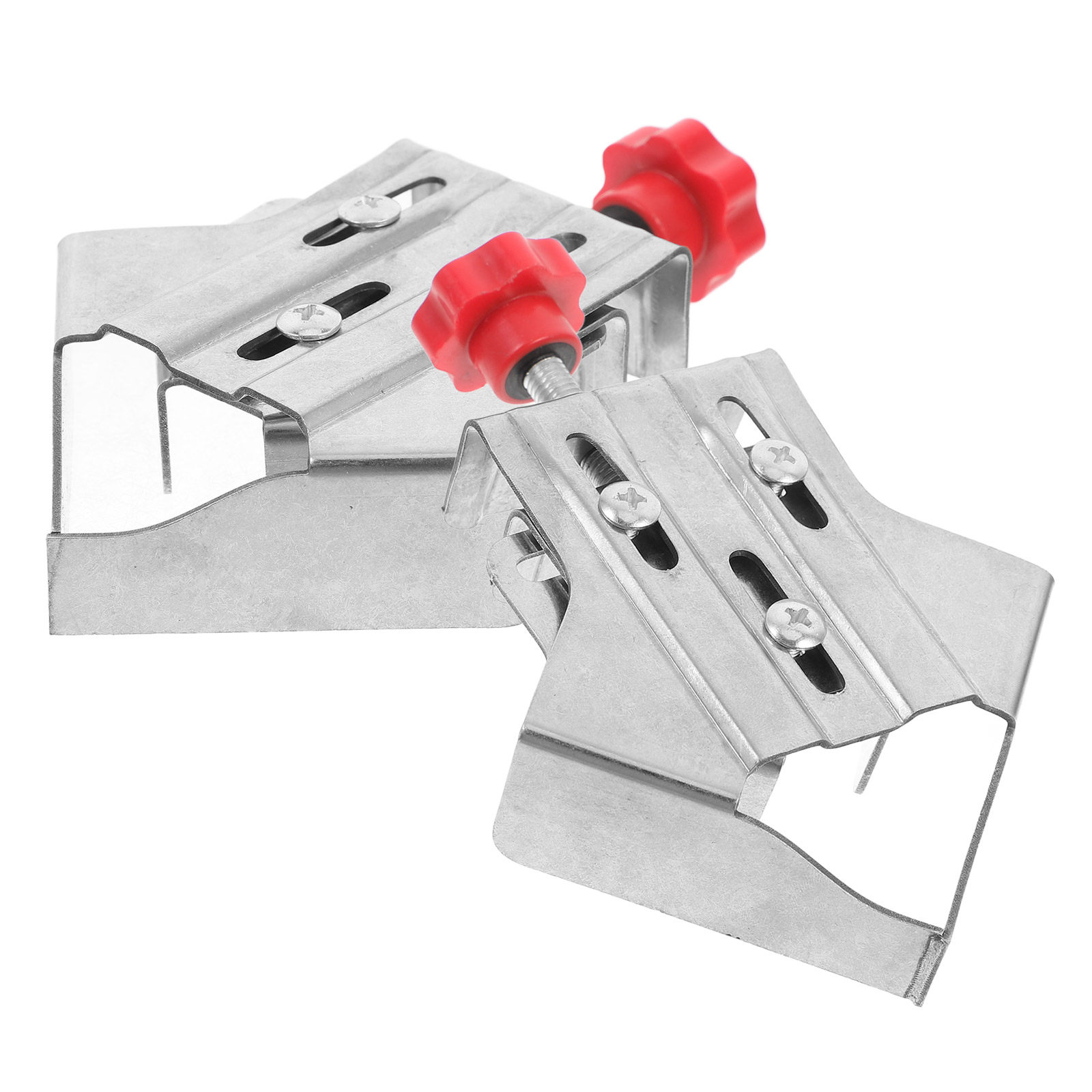 قطعتان من مشبك الزاوية المصنوع - مراجعة Woodworking Right Angle Clamp وسعره