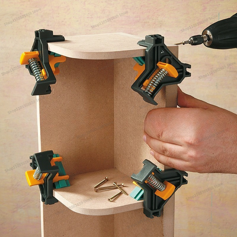 مشبك زاوية قائمة ثابت لأعمال ا - مراجعة Woodworking Right Angle Clamp وسعره
