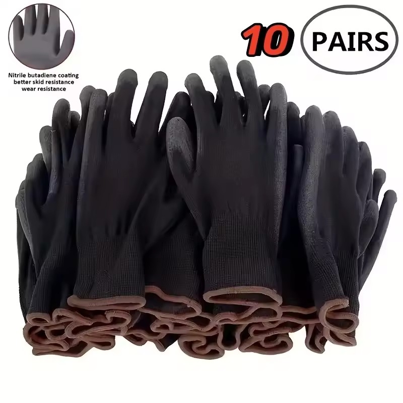 10 أزواج من القفازات الواقية ا - مراجعة Woodworking Gloves وسعره