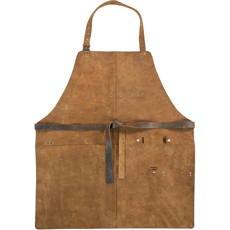 مريلة عمل من جلد البولي يوريثا - مراجعة Woodworking Artisans وسعره